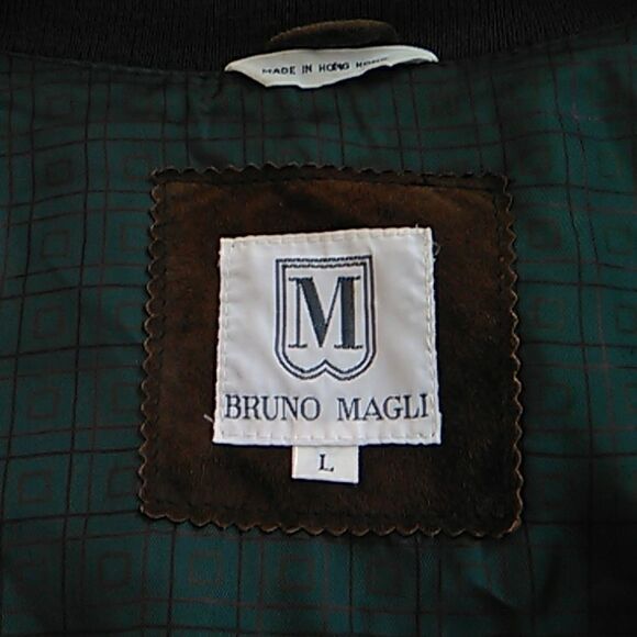 Bruno Magli Vintage Soft Suede Jacket - Picture 7 of 14